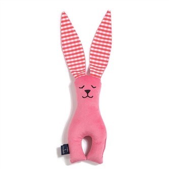 【質本嚴】波蘭品牌 La millou正品 Mr. bunny 安撫兔 23公分- 桃紅《限定款》 安撫兔/新生兒禮/彌月禮
