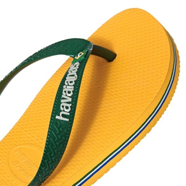 【HAVAIANAS】Brasil logo/黃色夾心