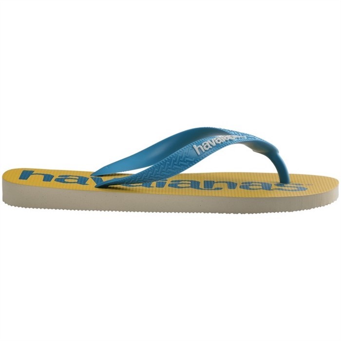 【HAVAIANAS】Logomania II/黃底藍字