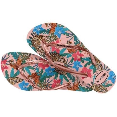 【HAVAIANAS】Slim tropical/粉老虎