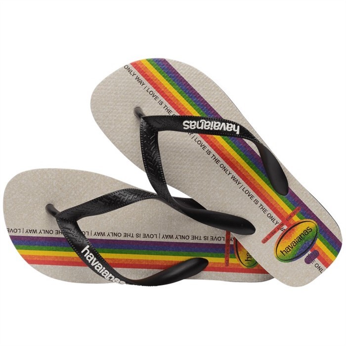 【HAVAIANAS】Top pride/米白底彩虹