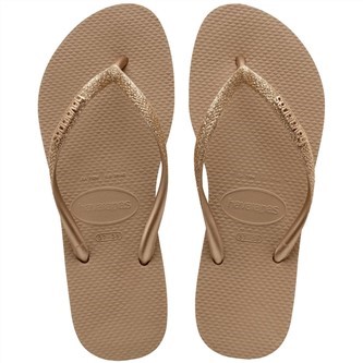 【HAVAIANAS】Slim glitter 金蔥銅