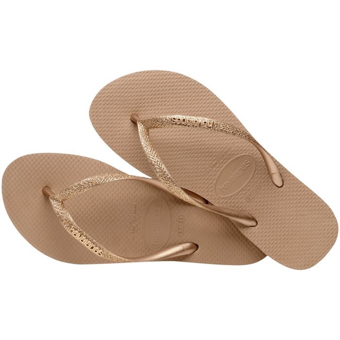 【HAVAIANAS】Slim glitter 金蔥銅