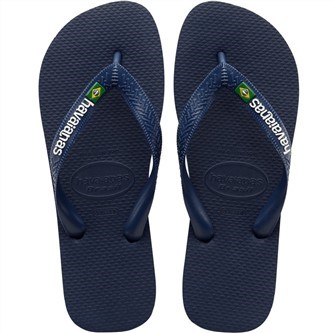 【HAVAIANAS】Brasil logo/深藍夾心