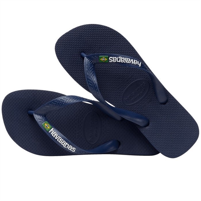 【HAVAIANAS】Brasil logo/深藍夾心