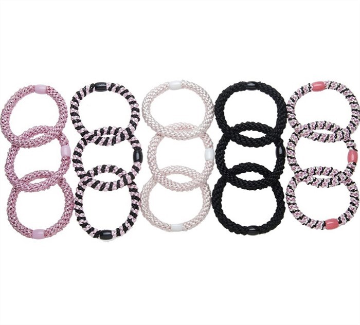 【質本嚴】美國正品L.Erickson 粗款髮圈 名牌髮圈 桶裝 15入 A29 粉漾水手 Blush
