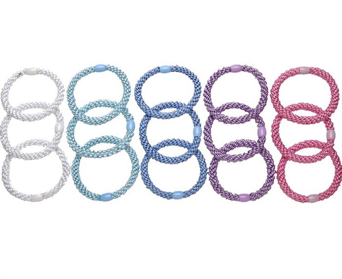 【質本嚴】美國正品L.Erickson 粗款髮圈 名牌髮圈 桶裝 15入 A24 粉嫩天空 Pastel