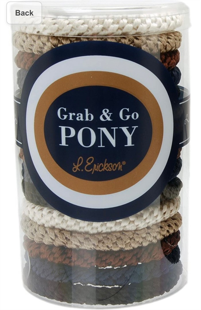 【質本嚴】美國正品L.Erickson 粗款髮圈 名牌髮圈 桶裝 15入 A07 暖日大地 Neutral