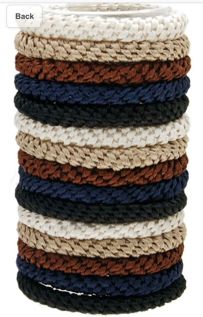 【質本嚴】美國正品L.Erickson 粗款髮圈 名牌髮圈 桶裝 15入 A07 暖日大地 Neutral