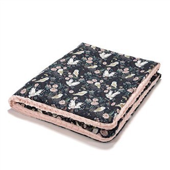 【質本嚴】波蘭品牌 La millou正品 安撫毯 Magic Owl - Powder Pink粉貓頭鷹/薄款110*140