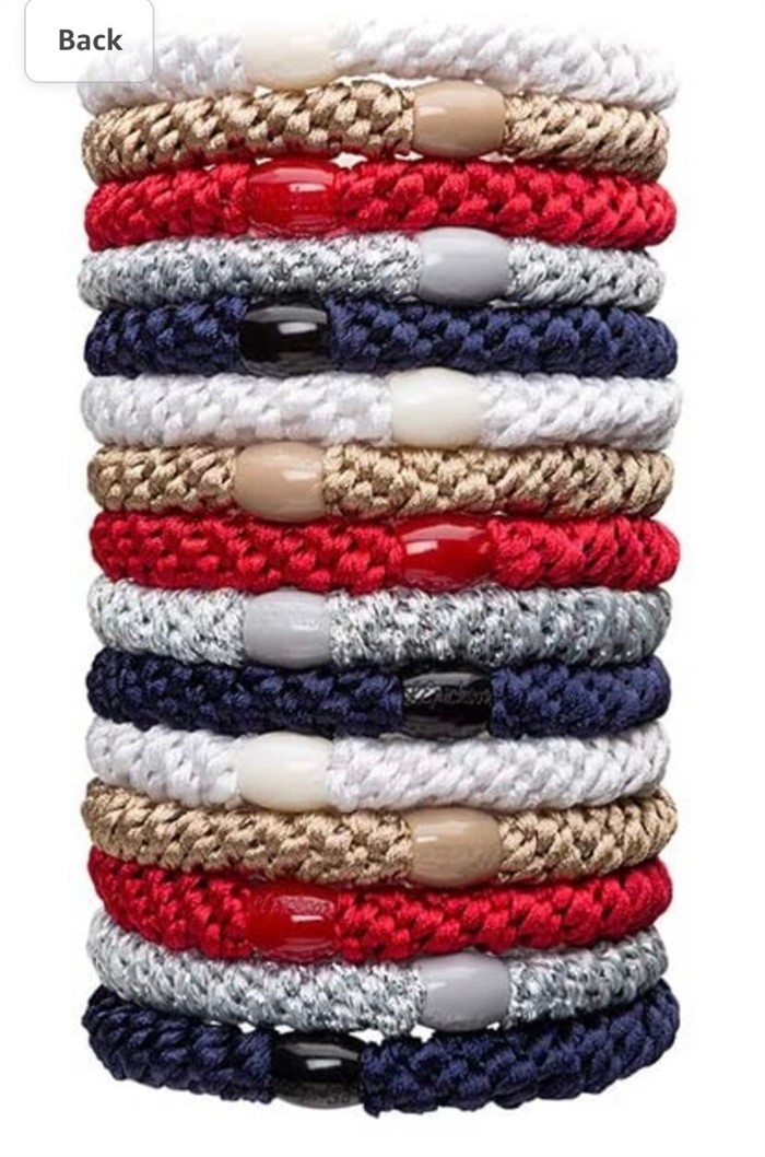 【質本嚴】美國正品L.Erickson 粗款髮圈 名牌髮圈 桶裝 15入/ A20 美式風格 Anchor