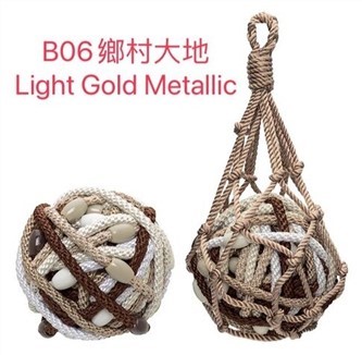 【質本嚴】美國正品L.Erickson 細款髮圈 名牌髮圈 球狀 30入/ B06 鄉村大地 Lught Gold Metallic