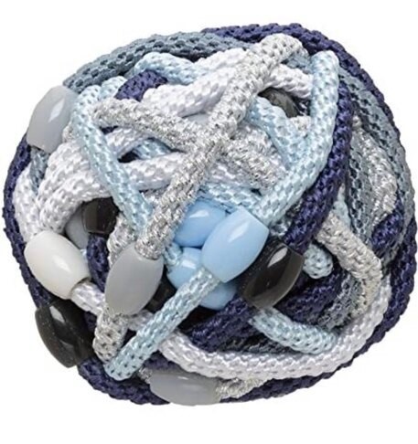 【質本嚴】美國正品L.Erickson 細款髮圈 名牌髮圈 球狀 30入/ B07 冰晶水藍 Atlantic