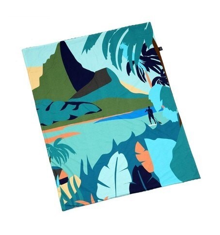 【質本嚴】波蘭品牌 La millou正品 安撫毯 Waikiki Boy - Deep Ocean/薄款110*140