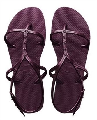 【HAVAIANAS】Allure涼鞋 卯釘紫