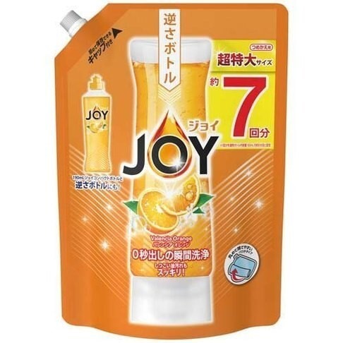 【質本嚴】日本製 P&G 新包裝 JOY速淨除油濃縮洗碗精 1065ml 超大版補充包