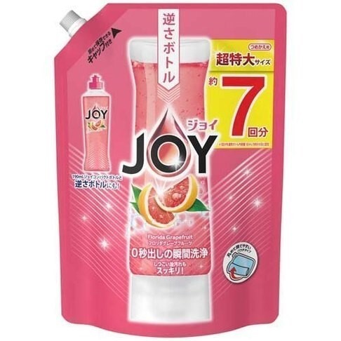 【質本嚴】日本製 P&G 新包裝 JOY速淨除油濃縮洗碗精 1065ml 超大版補充包