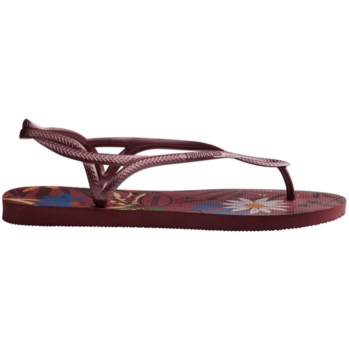 【HAVAIANAS】Luna print 涼鞋/印花酒紅