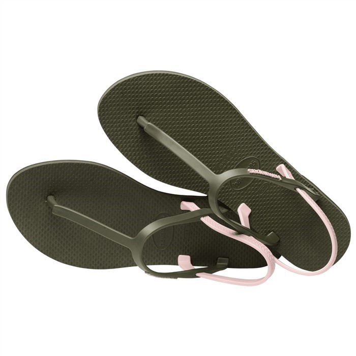 【HAVAIANAS】You party涼鞋/墨綠