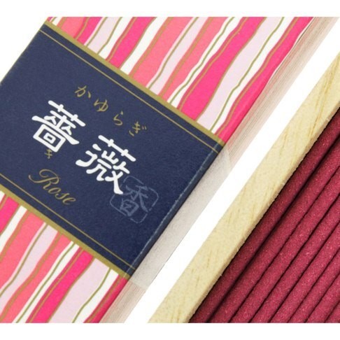 【質本嚴】日本香堂 NipponKodo 線香/臥香(薔薇) 40入附香座