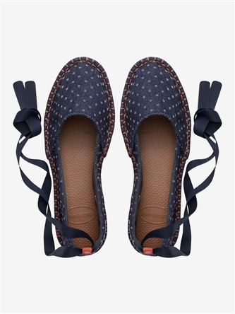 【HAVAIANAS】Origine Slim Velvet Espadrilles綁帶/點點