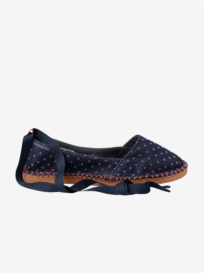 【HAVAIANAS】Origine Slim Velvet Espadrilles綁帶/點點