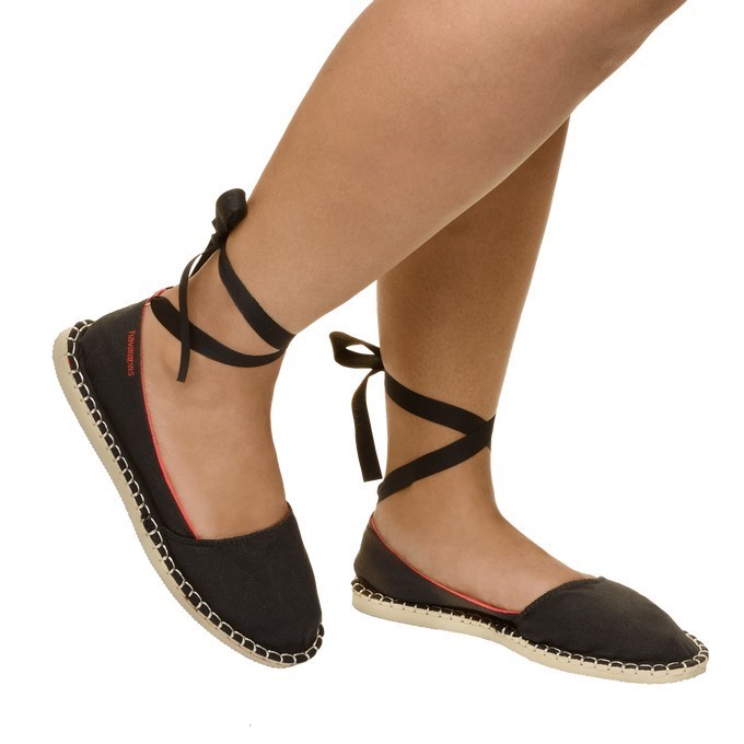 【HAVAIANAS】Origine Slim Velvet Espadrilles綁帶/點點