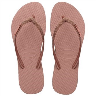 【HAVAIANAS】Slim sparkle II/金蔥番紅花粉