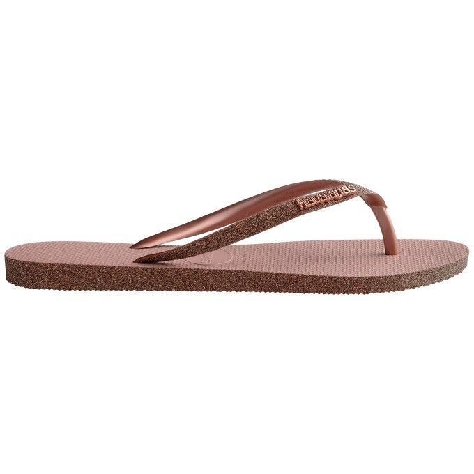 【HAVAIANAS】Slim sparkle II/金蔥番紅花粉