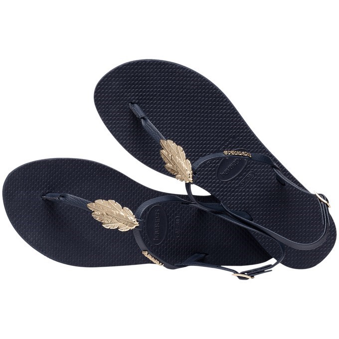 【HAVAIANAS】You riviera premium涼鞋/羽毛深藍
