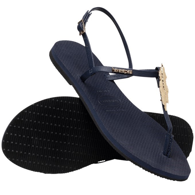 【HAVAIANAS】You riviera premium涼鞋/羽毛深藍
