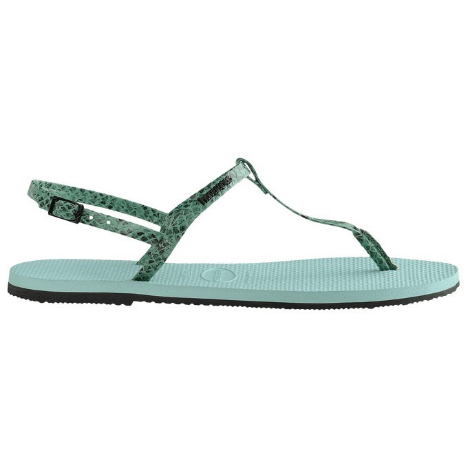 【HAVAIANAS】You riviera croco涼鞋/薄荷綠蛇皮帶