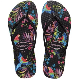 【HAVAIANAS】Slim tropical floral /琉璃鸚鵡