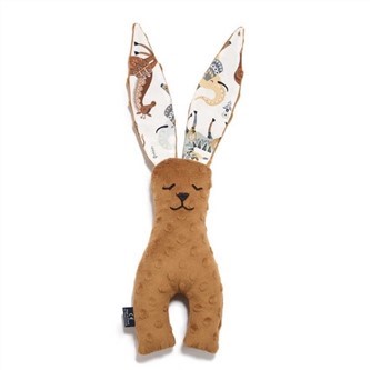【質本嚴】波蘭品牌 LA MILLOU正品 MR. BUNNY 安撫兔 23公分- 咖啡棕色 安撫兔/新生兒禮/彌月禮