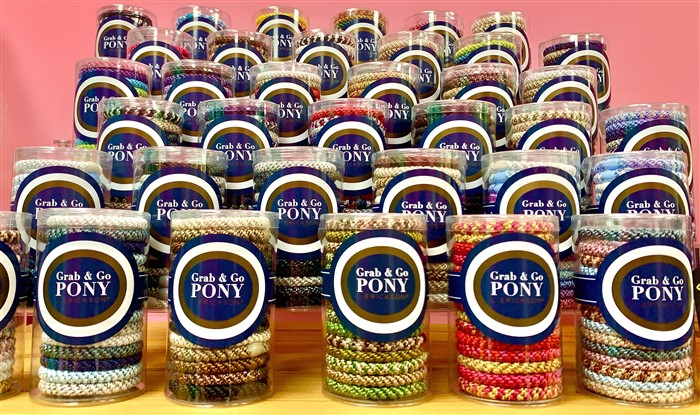 【質本嚴】美國正品L.Erickson 粗款髮圈 名牌髮圈  原裝15入/桶裝A45佛羅利卡 Frolic