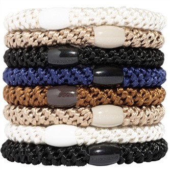 【質本嚴】美國正品L.Erickson 粗款髮圈 名牌髮圈 原裝8入/經典色Classic