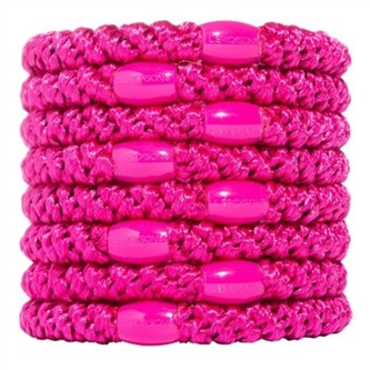 【質本嚴】美國正品L.Erickson 粗款髮圈 名牌髮圈 原裝8入/玫粉Raspberry