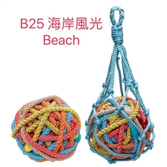 【質本嚴】美國正品L.Erickson 細款髮圈 名牌髮圈 球狀 30入/B25 海灘風光 Beach