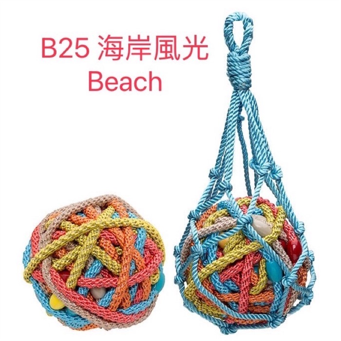 【質本嚴】美國正品L.Erickson 細款髮圈 名牌髮圈 球狀 30入/B25 海灘風光 Beach