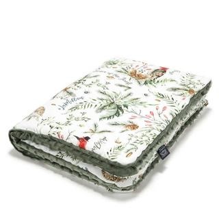 【質本嚴】波蘭La millou正品 安撫毯 FOREST - KHAKI綠 /厚款 110*140