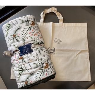 【質本嚴】波蘭La millou正品 安撫毯 FOREST - KHAKI綠 /厚款 110*140