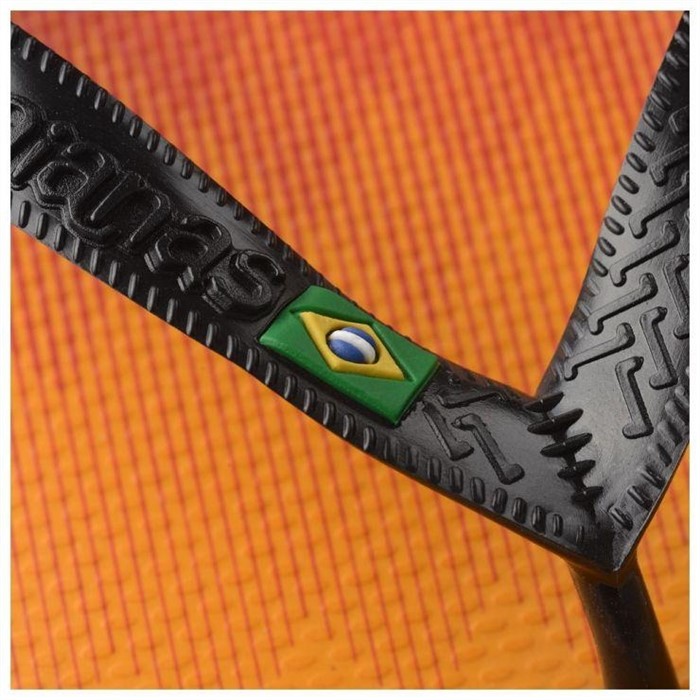 【HAVAIANAS】Brasil fresh/橙底火焰夾心