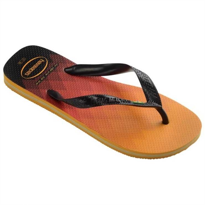 【HAVAIANAS】Brasil fresh/橙底火焰夾心