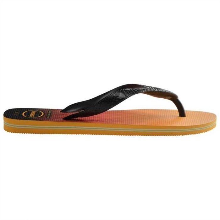 【HAVAIANAS】Brasil fresh/橙底火焰夾心