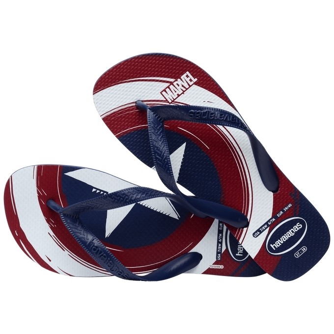 【HAVAIANAS】Marvel Logomania/美國隊長盾牌 