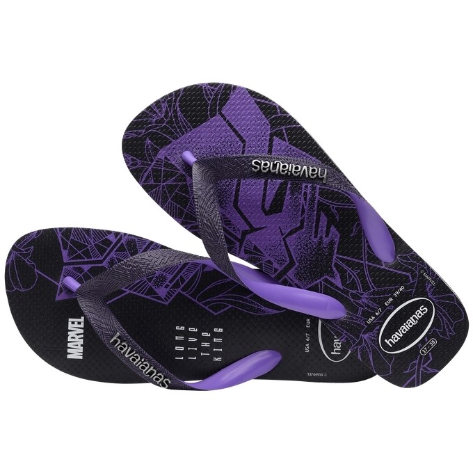 【HAVAIANAS】Marvel premium鐵牌/紫黑豹