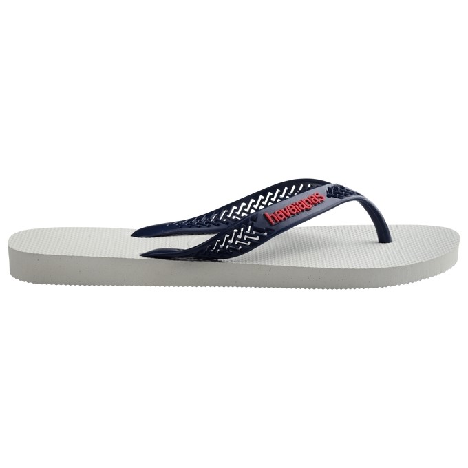 【HAVAIANAS】Power light solid/白底深藍帶