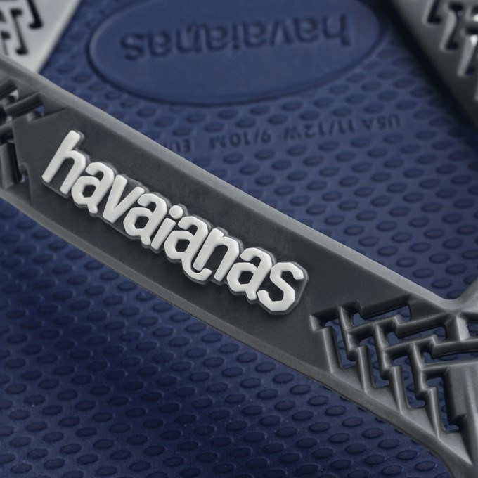 【HAVAIANAS】Power light solid/深藍底灰帶