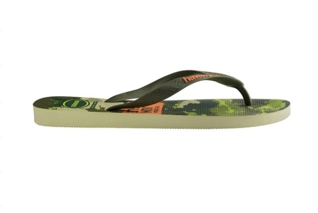 【HAVAIANAS】Top Camu/迷彩萊姆綠