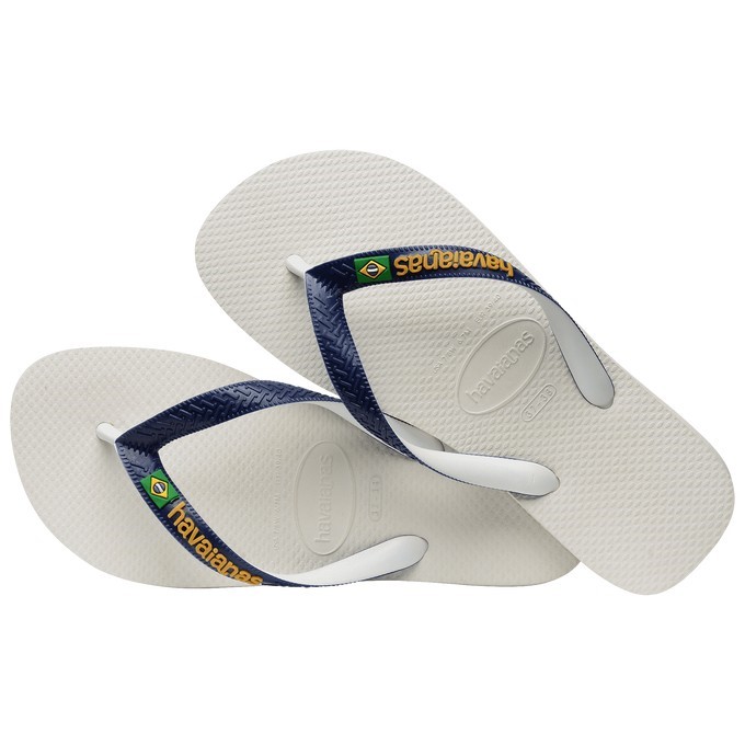 【HAVAIANAS】Top mix/白底藍帶